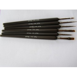 Set pensule profesionale din par natural 13 Pensule manichiura